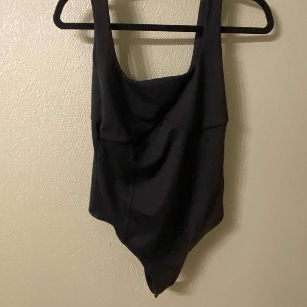 abercrombie & fitch black tank top bodysuit M - Picture 4 of 4